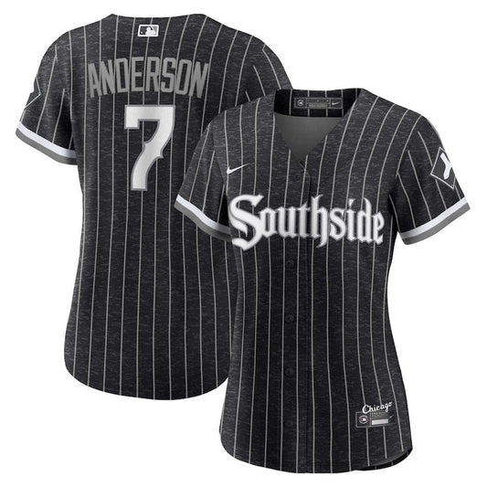 Women's Chicago White Sox Tim Anderson City Connect Replica Jersey - Black