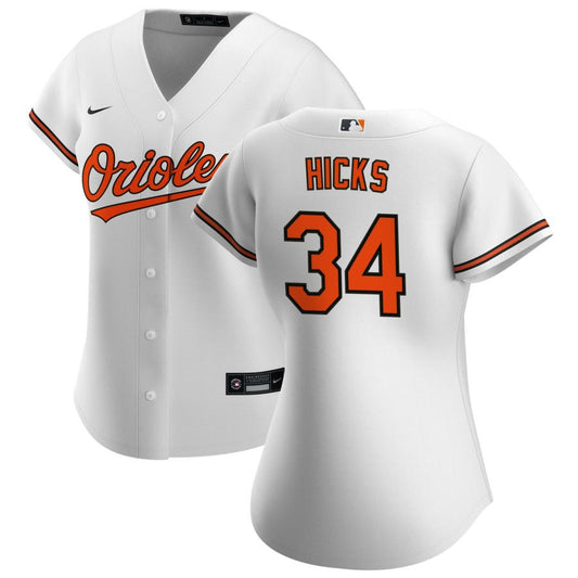 Aaron Hicks Baltimore Orioles Nike Women's Home Replica Jersey - White