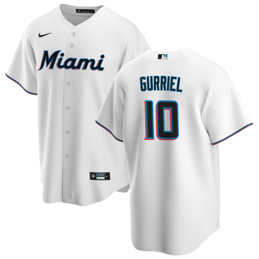 Yuli Gurriel Miami Marlins Nike Youth Home Replica Jersey - White