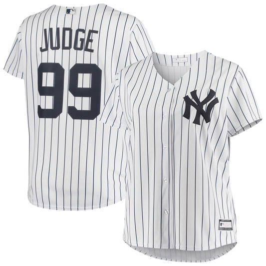 Aaron Judge New York Yankees Women's Plus Size Replica Player Jersey - White