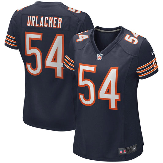 Women's Chicago Bears Brian Urlacher Game Retired Player Jersey Navy