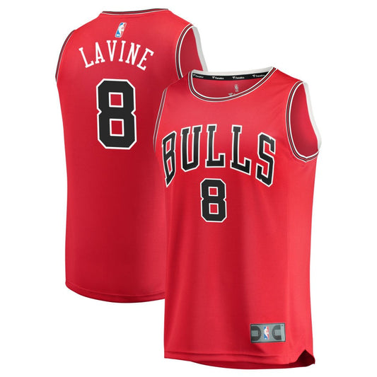 Zach LaVine Chicago Bulls Fanatics Branded Youth Fast Break Replica Jersey Red - Icon Edition