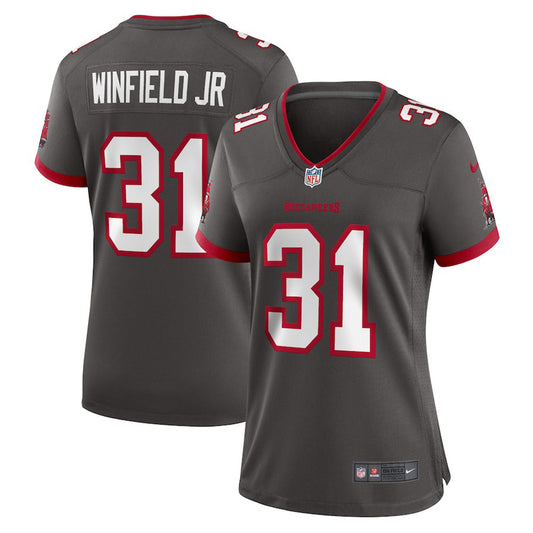 Women's Tampa Bay Buccaneers Antoine Winfield Jr. Game Jersey - Pewter