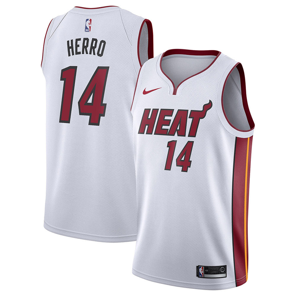 Youth Miami Heat Tyler Herro Association Jersey - White