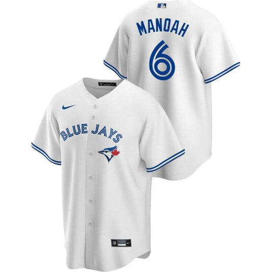 Youth Toronto Blue Jays Alek Manoah Cool Base Replica Home Jersey - White