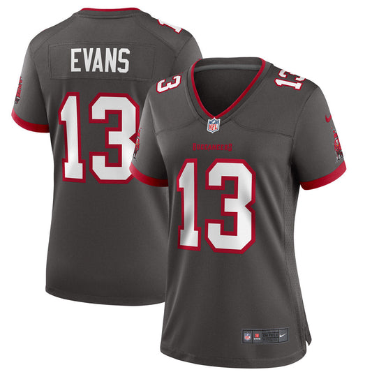 Women's Tampa Bay Buccaneers Mike Evans Alternate Game Jersey Pewter