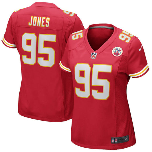 Women's Kansas City Chiefs Chris Jones Game Jersey - Red